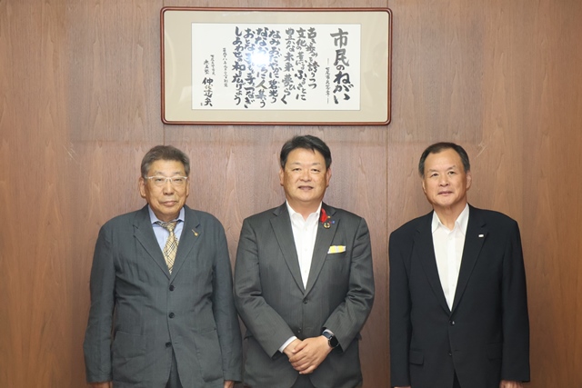 石川県スポーツ協会・七尾市スポーツ協会の皆さん