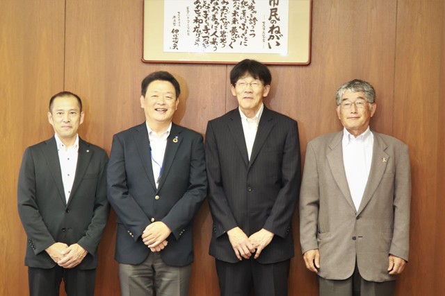 長野会長らと茶谷市長