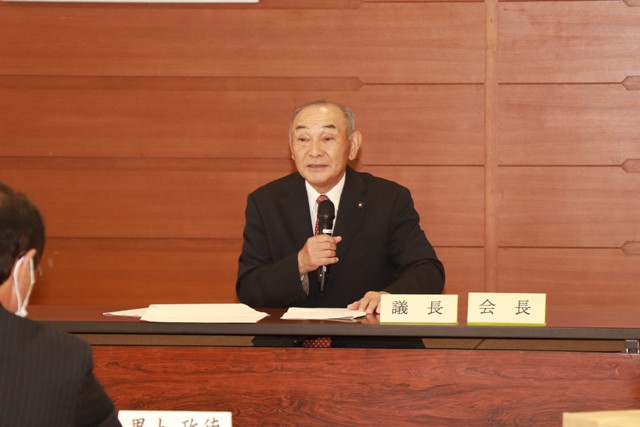 会長に選出された坂井助光さん