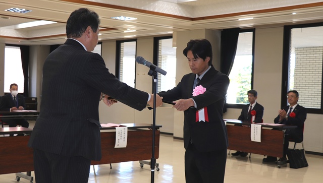 七尾市優良建設工事表彰式の様子2