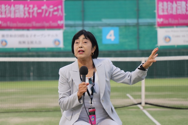 トークショーでの佐藤さん