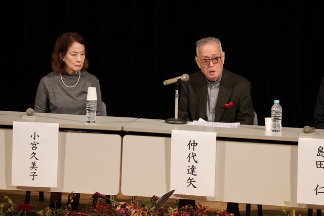 お話をする仲代さん