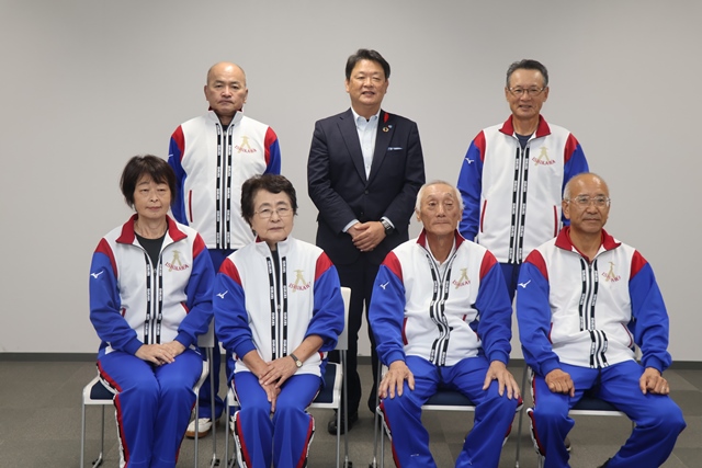 大会に出場する選手たち