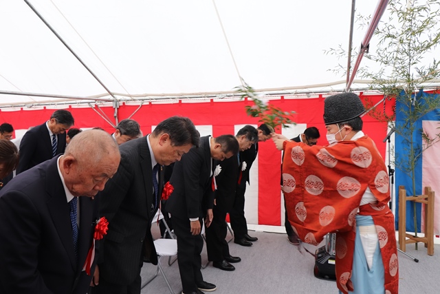 安全祈願祭の様子