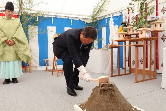 安全祈願祭の様子