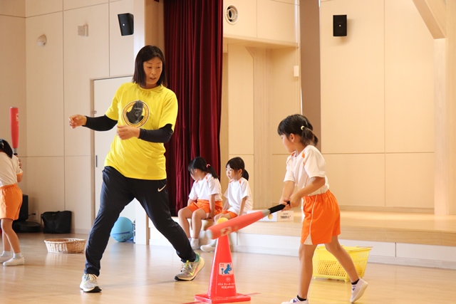 坂井さんと園児