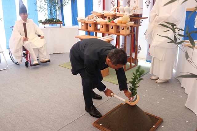 安全祈願祭の様子