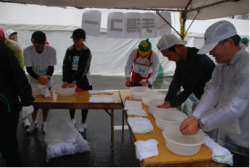 2010大会凍えた手を和倉温泉で「手湯」
